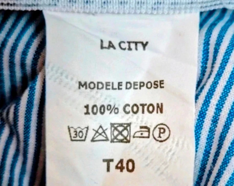 Robe bustier à rayures – photo 4